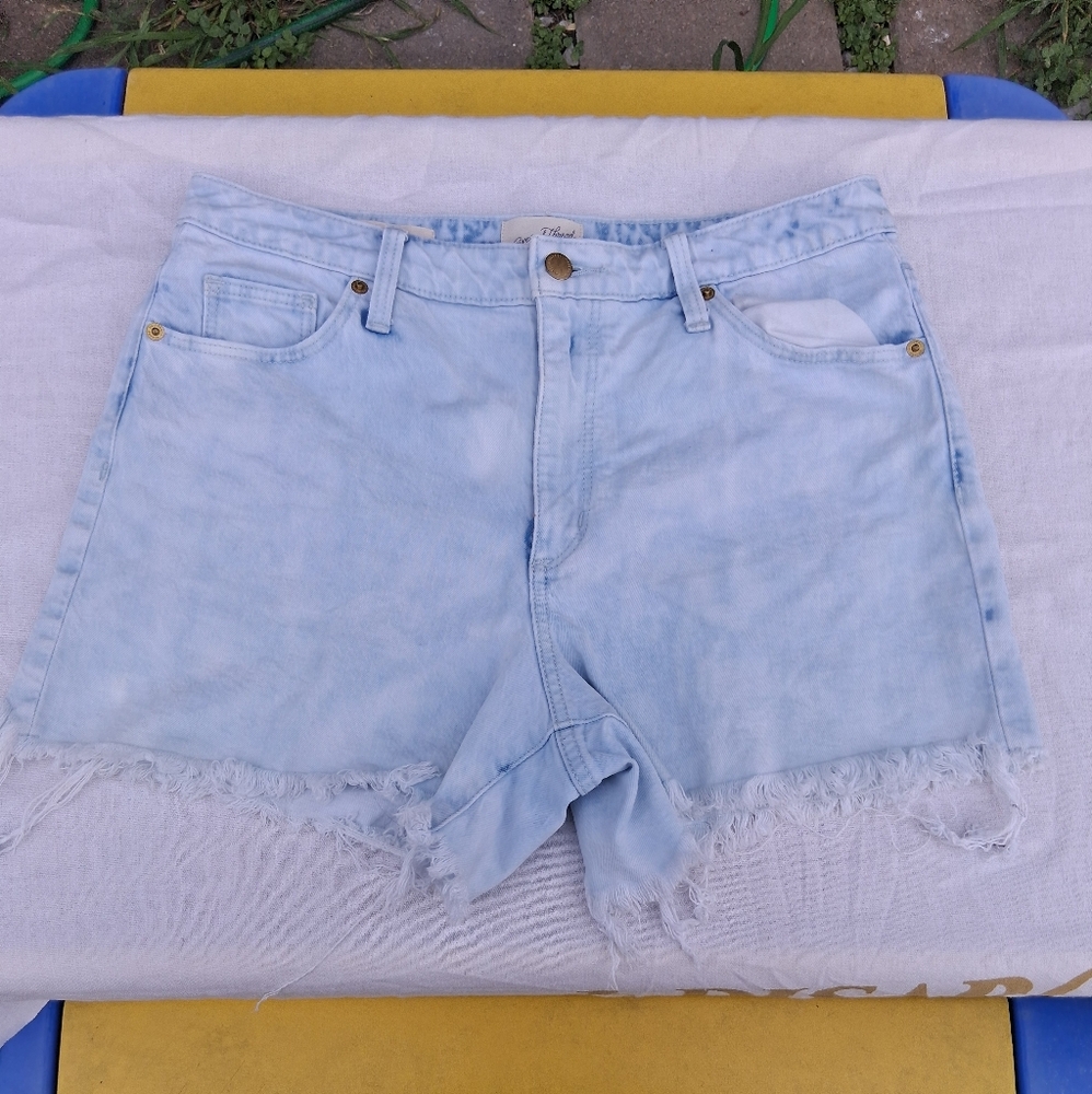 Pull&Bear Light Wash Denim Shorts